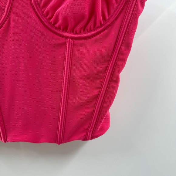 Pacsun LA Hearts Hot Pink Corset Tank Top – Size Small - Picture 3 of 7